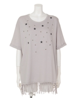 フリンジチュニック/カーキ