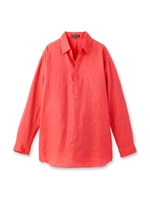 ライトリネンシャツ/ラズベリーピンク(073)