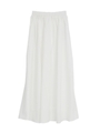 ボリュームロングスカート/オフホワイト