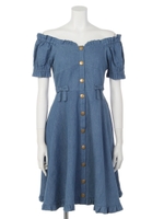 VR Denim retoro O/P/ブルー