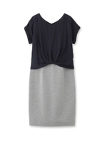 [L]クラウディアローンワンピース/ネイビー(093)