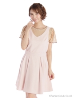 バックリボン2wayジャンスカ/ベビーピンク