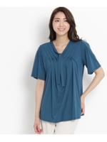 ドレープタックカットソー/ブラウン(042)