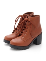 スピンドルショートブーツ/BROWN