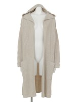 フーデッドニットコーディガン/GREY DK