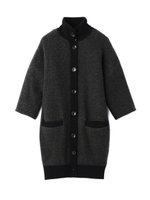 ブークレロングカーディガン/ブラック(019)