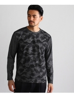 TALL&LARGE ボーラーカモフラデニムニットプルオーバジャージ/サンドベージュ(153)