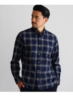 インディゴチェックシャツ/ブルー系(294)