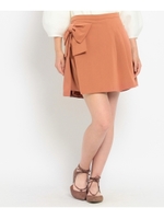 スカートライクリボンパンツ/レンガ(069)