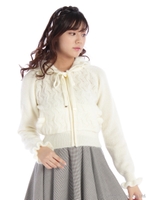 フリルニットパーカー/キナリ