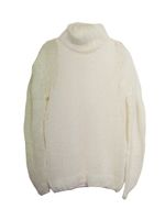 ハイネックニットワンピース/white