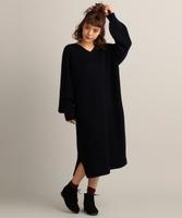 ロングニットワンピース