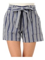 ウエストリボンショートパンツ/NAVY