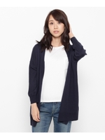 ドロップショルダーカーディガン/ネイビー(093)