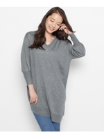 イレギュラーヘムニットワンピース/グレー(012)