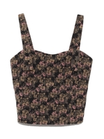 ゴブランジャカードビスチェ/BLK