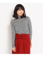 タートルネックニットプルオーバー/ライトグレー(011)