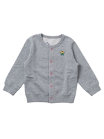 SWEAT CARDIGAN LOGO (12M〜3T)/ピンク