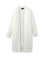 [L]コットンロングカーディガン/ホワイト(001)