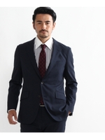 CS_メランジ千鳥シングルジャケット/チャコールグレー(414)