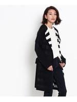 ◆ダブルフェイスニットカーディガン/グレー(012)