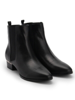 フラットサイドゴアブーツ/ダークブラウン(043)