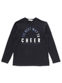 CHEERアーチロゴ長袖Tシャツ/ブルー系(094)