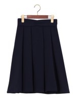 L57ウエストギャザータックフレア/SK/クロ