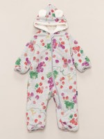 オリジナルグレープ　ドットプリント　カバーオール/杢グレー