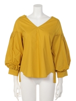 【Omekashi】タイプライター袖ボリュー/GOLD