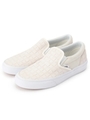 VANS CLASSIC スウェードチェックスリッポン/アイボリー(004)