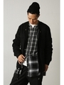 【AZUL by moussy】ノーカラーM65/BLK