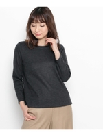 ウールスムースジャージプルオーバー/グレー(012)