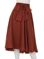 カラーフレアスカート/ライトグレー