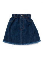 SKIRT HEART POCKET (2T)/インディゴ