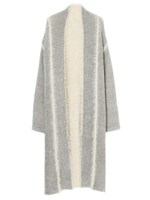 【O】2WAYニットカーディガン/BLACK