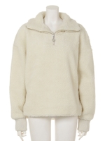 ボアＺＩＰプルオーバー/ブラック