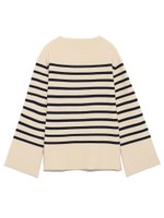 ボトルネックベルスリーブプルオーバー/BLK