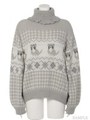 MY KITTY KNIT/HEATHER GRAY