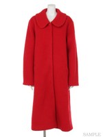 SHAGGY/HOUNDS TOOTH COAT/RED