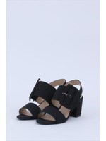 バックルサンダル/ピンクヌバック