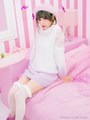 SN グラデSweety knit O/P/ホワイト