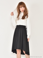 イレヘムフレアスカート/レッド