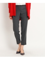 ウールテーパードパンツ/ブラック(019)