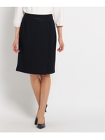 ラップ風ミルドスピンスカート/ネイビー(093)