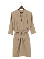 ★JOCAP PE/R/PU 前リボン ワンピース/Moca