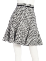 ツイードフレアスカート/オフホワイト