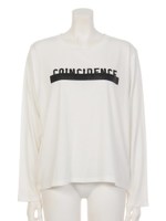 ロゴ＊ライン　Ｔシャツ/ブラック