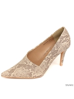 ダイアゴナルブーティパンプス/BROWN