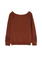 LACE EMBROIDERY KT/ブラウン(050)